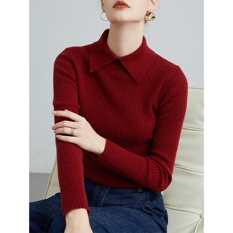 Autumn/Winter Collection – Retro Cashmere-Feel Pullover Sweater