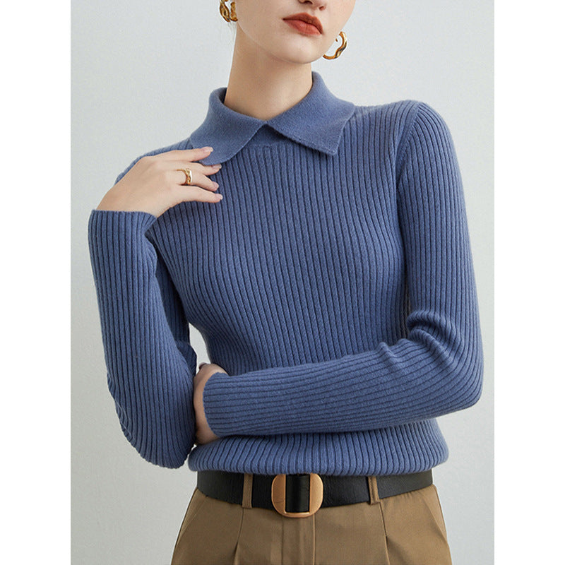 Autumn/Winter Collection – Retro Cashmere-Feel Pullover Sweater