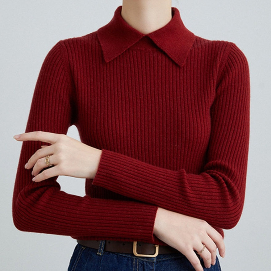Autumn/Winter Collection – Retro Cashmere-Feel Pullover Sweater