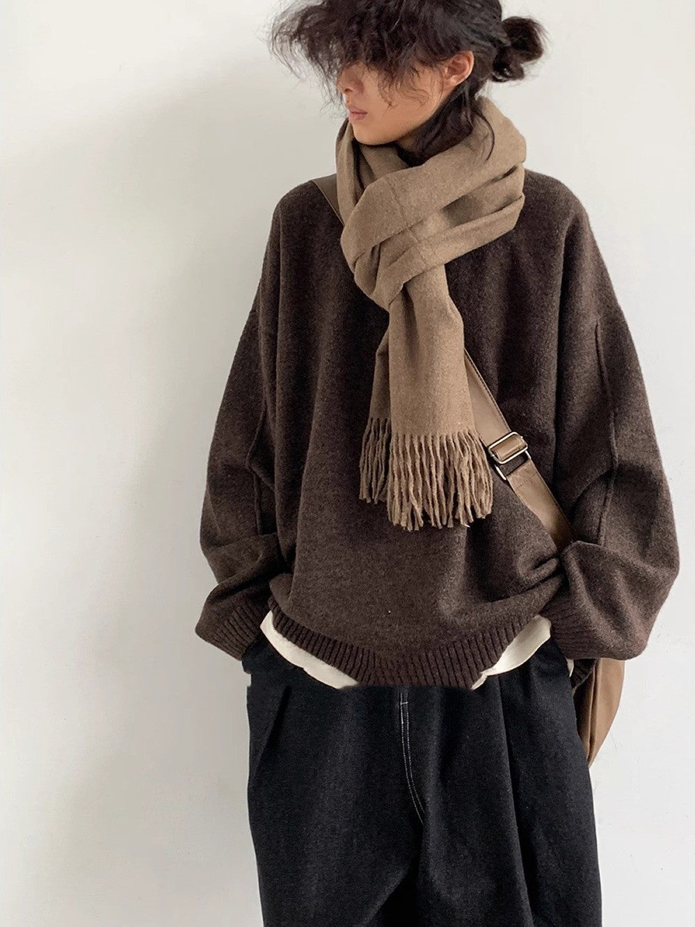 Autumn Collection – Retro Loose-Fit Sweater