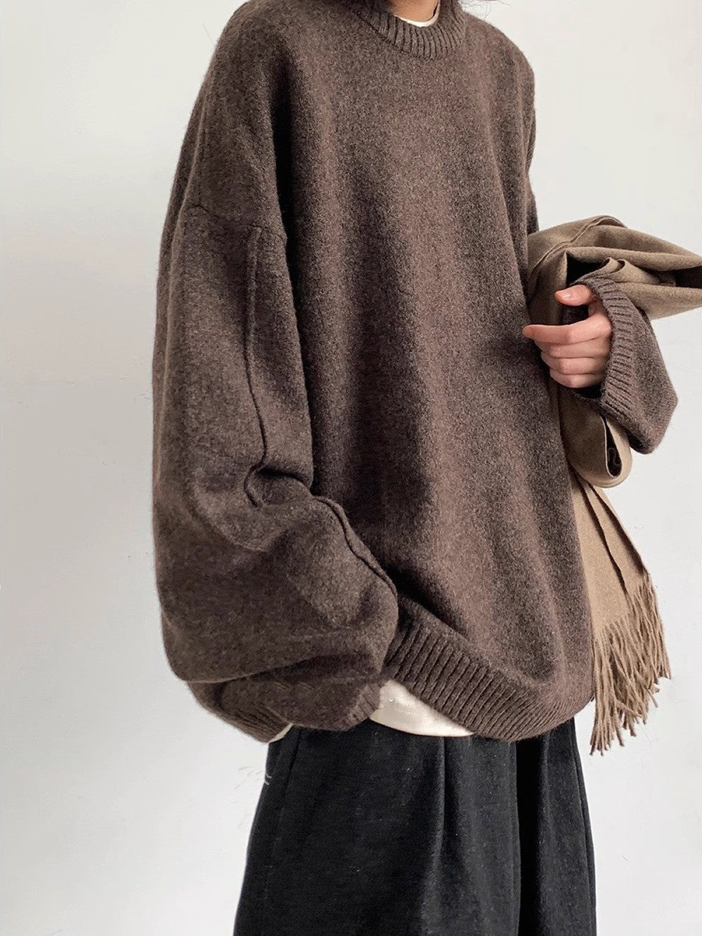 Autumn Collection – Retro Loose-Fit Sweater