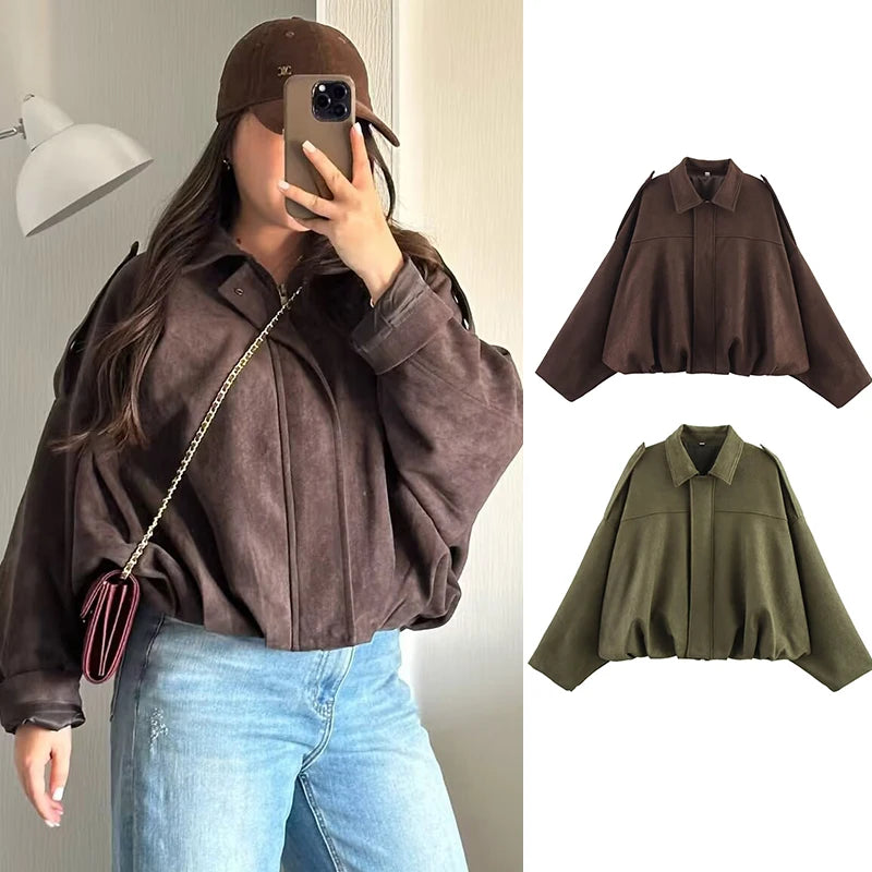 Autumn 2025 Collection – Women’s Elegant Loose-Fit Jacket