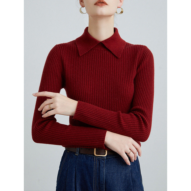 Autumn/Winter Collection – Retro Cashmere-Feel Pullover Sweater