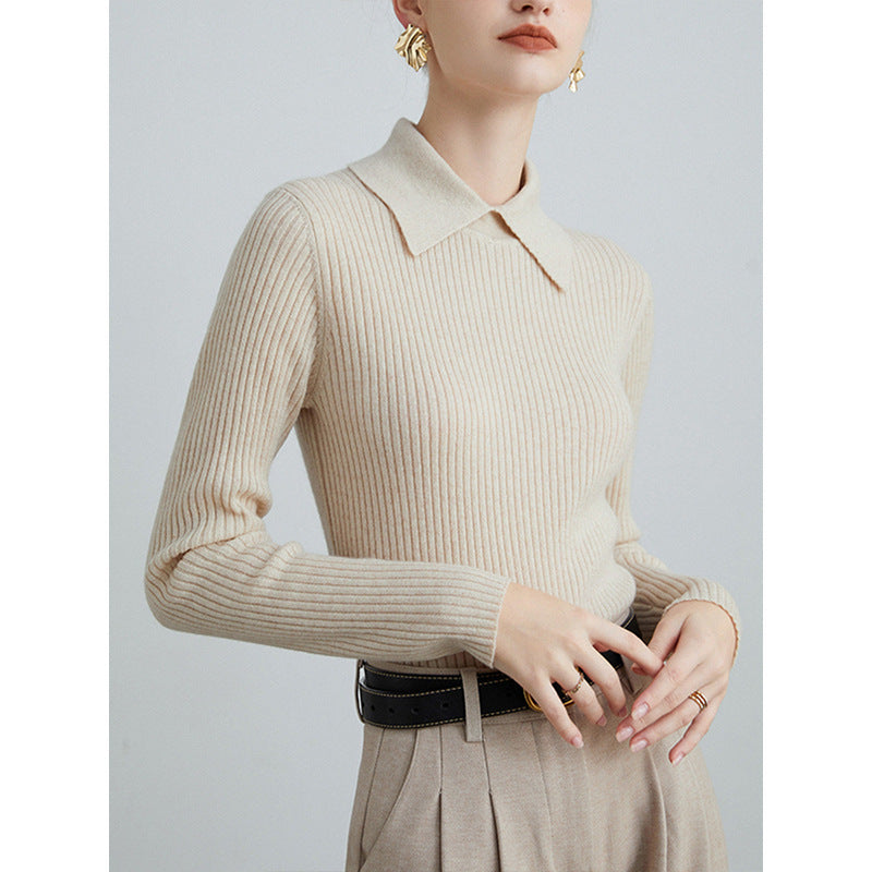 Autumn/Winter Collection – Retro Cashmere-Feel Pullover Sweater