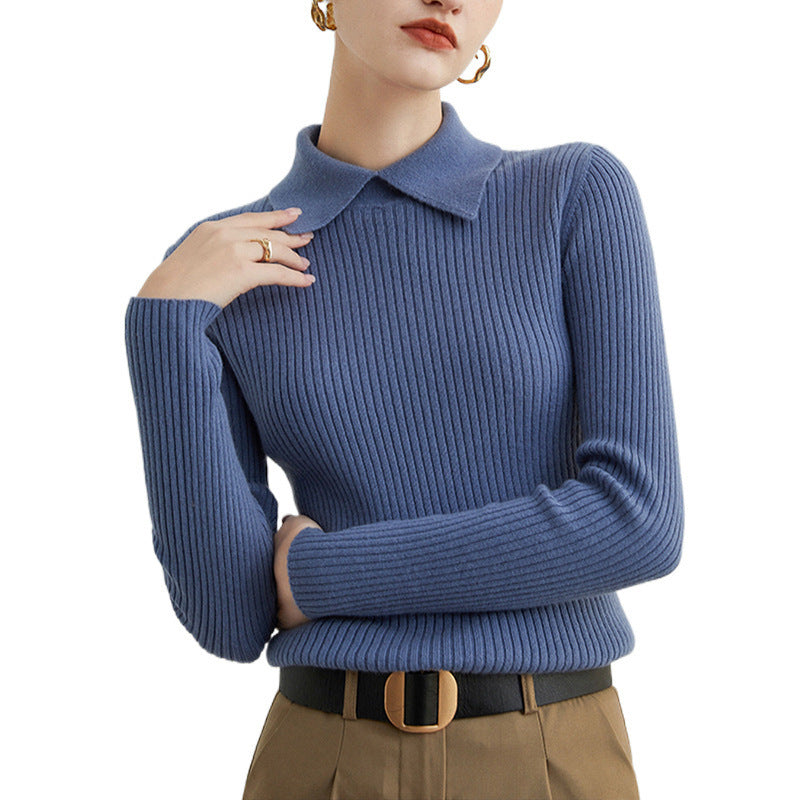 Autumn/Winter Collection – Retro Cashmere-Feel Pullover Sweater